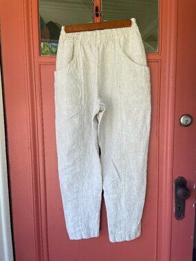 Elizabeth Suzann Clyde linen pants sz 6